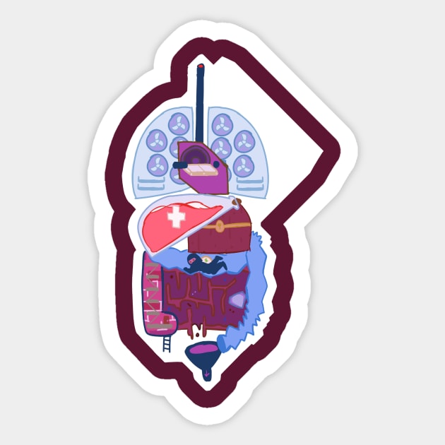 Innards Sticker by ct22_will